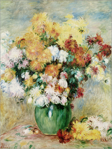 Plakat Bouquet of Chrysanthemums