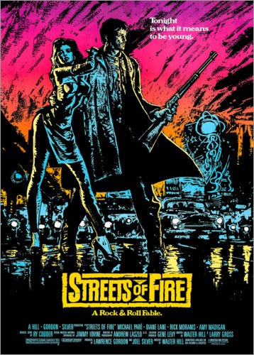 Plakat Streets of Fire