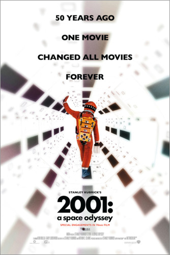 Plakat Rumrejsen år 2001 - One movie changed all movies forever