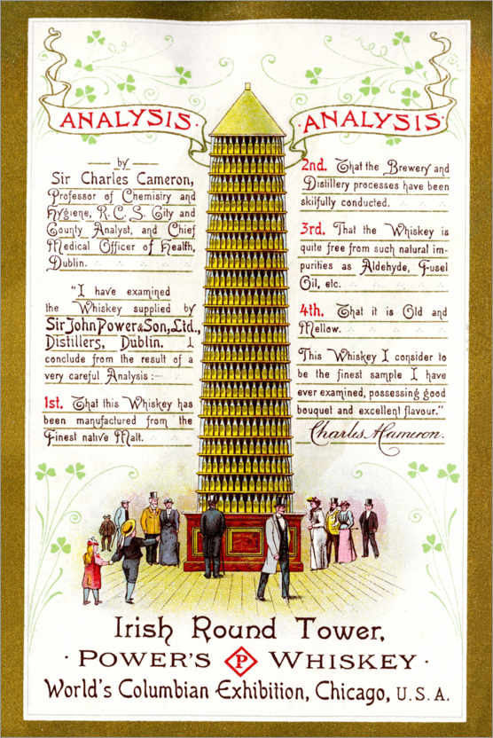 Plakat Irish round tower