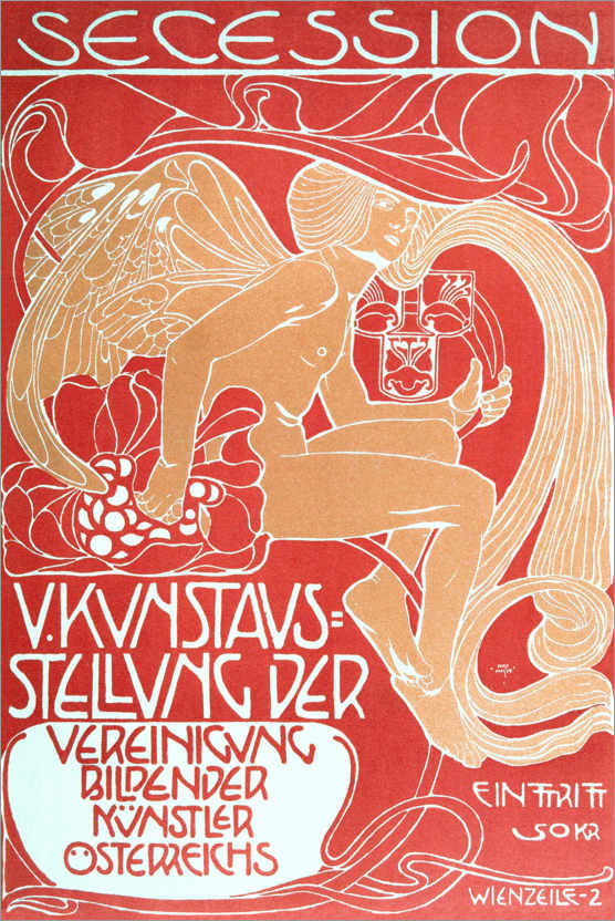 Plakat V. Art exhibition of the Vienna Secession