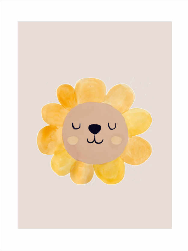 Plakat Lion flower