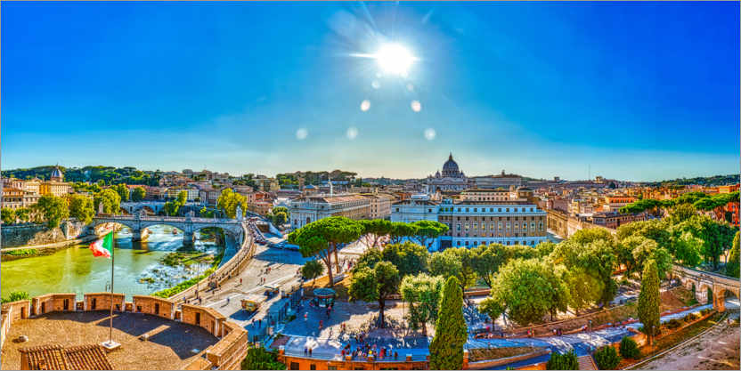 Plakat View from Castel Sant'Angelo, Rome