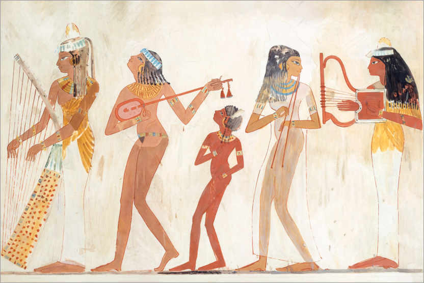 Plakat Egyptian tomb scene