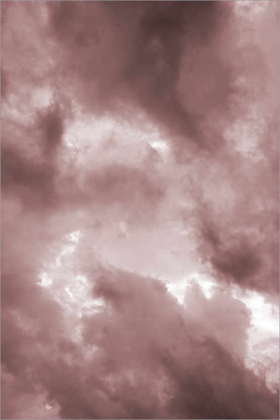 Plakat On pink clouds