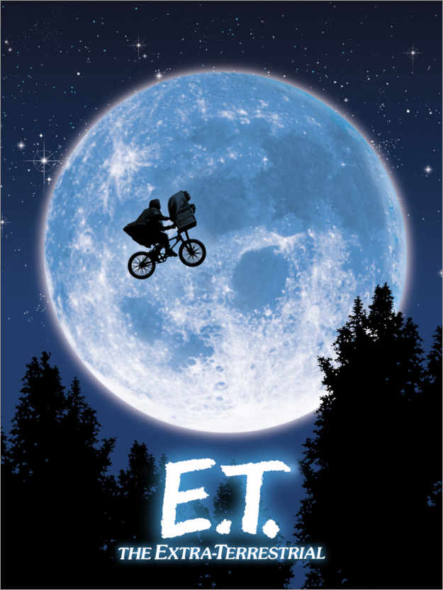 Plakat ET - Flugt i måneskin