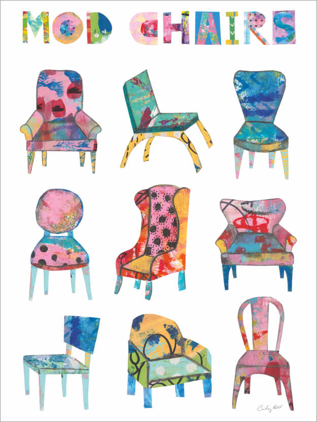 Plakat Mod Chairs