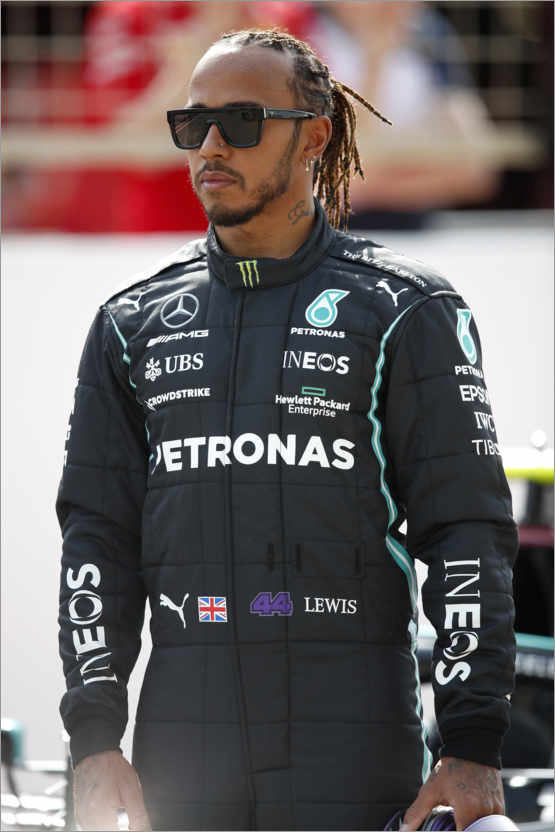 Plakat Lewis Hamilton, Mercedes 2021