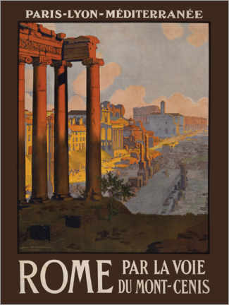 Lærredsbillede  Rome - Vintage Travel Collection