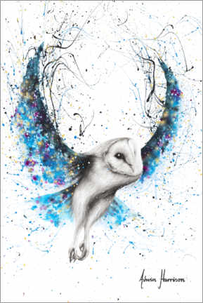 Akrylbillede  Mystical Owl - Ashvin Harrison