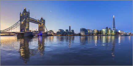 Plakat  Tower Bridge in London - Dieter Meyrl