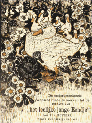 Plakat  The ugly Duckling - Theo van Hoytema