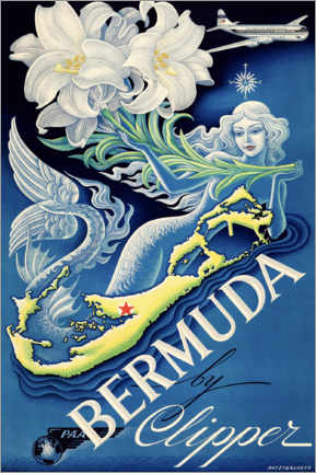 Galleritryk  Bermuda - Vintage Travel Collection