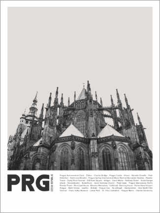 Plakat Sightseeing in Prague II