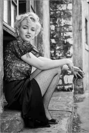 Akrylbillede  Marilyn i en filmpause - Celebrity Collection