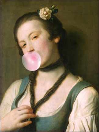 Plakat Chewing gum girl