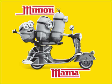 Selvklæbende plakat  Minion Mania