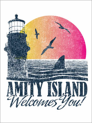 Galleritryk  Amity Island Welcomes You