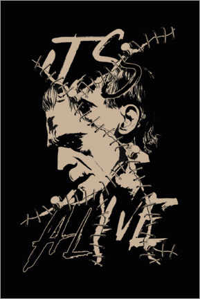 Plakat  Frankenstein - Stitched together II