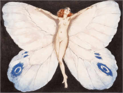 Plakat  Butterfly - Louis Icart