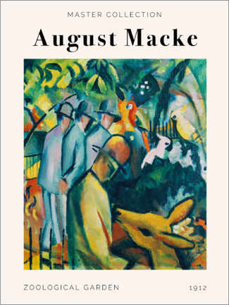 Plakat  August Macke - Zoological Garden - August Macke