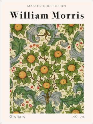 Print på skumplade  Orchard No. 79 - William Morris