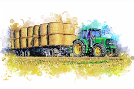 Print på træ  Tractor Power Package - Peter Roder