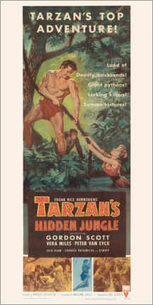 Akrylbillede  Tarzan's Hidden Jungle