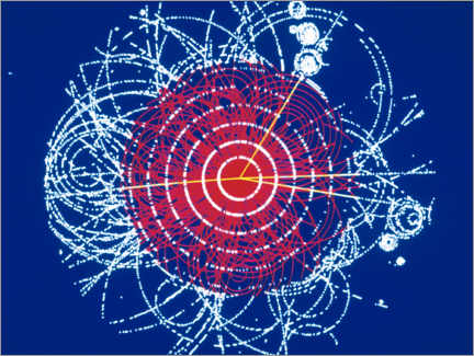 Plakat  Elementary particles: Higgs boson, CERN, 1990