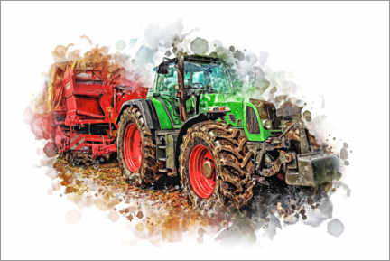 Lærredsbillede  Tractor Power Package - Peter Roder