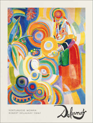 Plakat  Portuguese Woman - Robert Delaunay