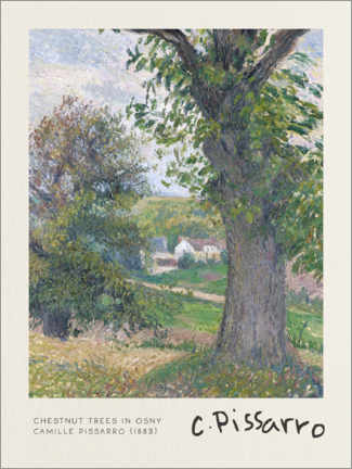 Plakat Chestnut Trees in Osny