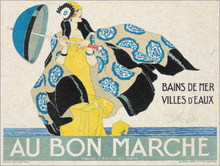 Plakat Au Bon Marché - Vintage Advertisement