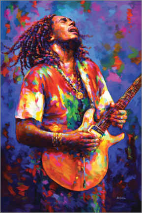 Plakat  Bob Marley, Colourful - Leon Devenice