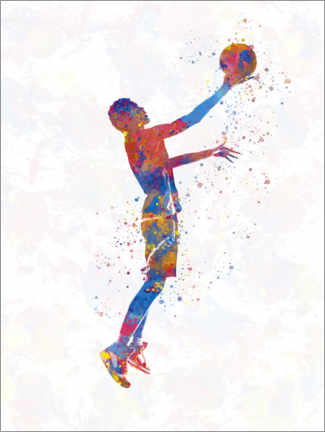 Plakat  Basketball player II - nobelart