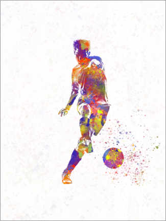 Plakat  Soccer player XX - nobelart