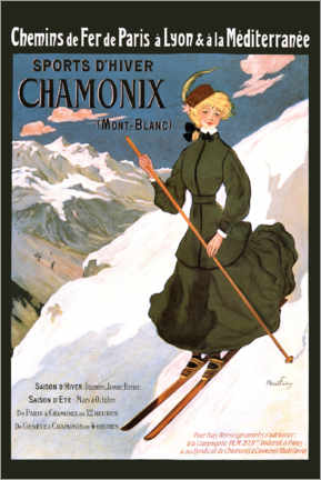 Plakat  Sports D'Hiver Chamonix (French) - Vintage Travel Collection