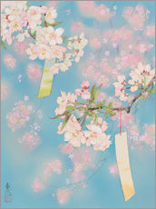 Selvklæbende plakat  Sakura - Haruyo Morita