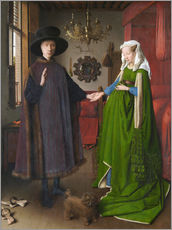 Selvklæbende plakat  Arnolfinis bryllup - Jan van Eyck