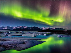 Galleritryk  Northern Lights in Iceland - Sascha Kilmer