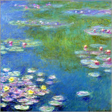 Galleritryk  Nøkkeroser - Claude Monet
