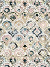 Galleritryk  Art Deco Marble Tiles in Soft Pastels - Micklyn Le Feuvre