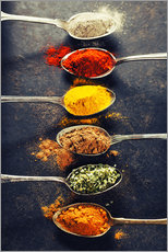 Selvklæbende plakat  Blanding af krydderier