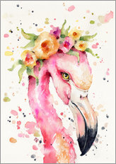 Selvklæbende plakat  Lille flamingo - Sillier Than Sally
