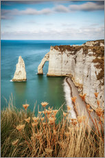 Plakat  View of the cliffs of Etretat, France, Normandy - Sören Bartosch