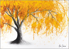 Plakat Yellow Autumn Tree