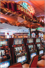Lærredsbillede  Slotmaskiner i Las Vegas - TBRINK