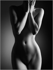 Plakat Standing female nude