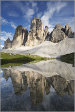 Plakat The Three Peaks in the Dolomites