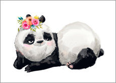 Akrylbillede  Panda Princess - Eve Farb
